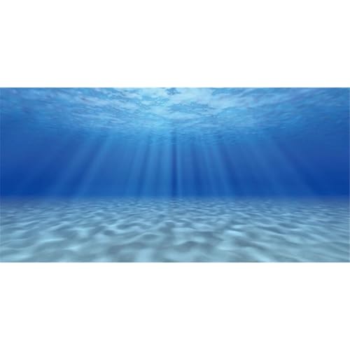 AWERT Hintergrund für Aquarien, Motiv: Unterwasserwelt, 122 x 61 cm, robuster Polyester-Hintergrund von AWERT