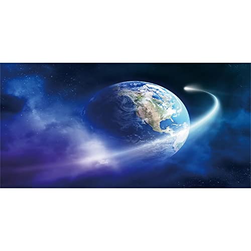 AWERT Vinyl-Hintergrund für Aquarium, Planet, Galaxie, Weltraum, Aquarium, Hintergrund, Universum, Sterne, Terrarium, Hintergrund, 91,4 x 45,7 cm von AWERT