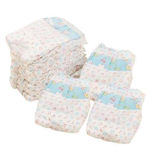 ＡＷＨＡＯ 2X 10 Stück Kleine Mittlere Hundewindel Wraps Windel Unterwäsche Nässeindikator von ＡＷＨＡＯ