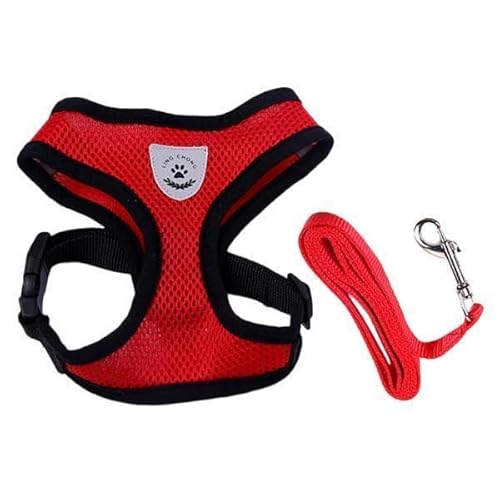 ＡＷＨＡＯ 2X Einstellbare Hund Leine Set Welpen Harness Atmungsaktiv von ＡＷＨＡＯ