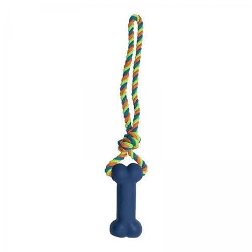 ＡＷＨＡＯ 3X Kauspielzeug Aus Seil für Hunde, Quietschspielzeug Aus Seil, Langlebiges Trainings Und Reinigungsspielzeug mit Quietschgeräuschen, Bissfestes Seil von ＡＷＨＡＯ