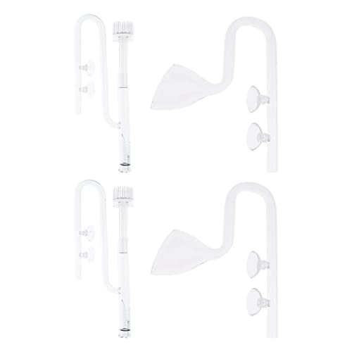 ＡＷＨＡＯ 4X Aquarium Oberflächenskimmer Φ13 Abfluss Lily Pipe Auto Floating Universal von ＡＷＨＡＯ