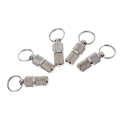 ＡＷＨＡＯ 5X Pet ID Tags Hunde Namensschilder Personalisierte Halskette Anhänger Anti von ＡＷＨＡＯ