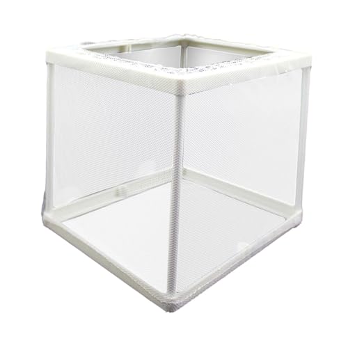 ＡＷＨＡＯ Aquarium Isolation Net Fisch Tank Teiler Box Juvenile Spawning Aquarium Trennung Grid Fisch Fütterung Container, S Without Clapboard von ＡＷＨＡＯ