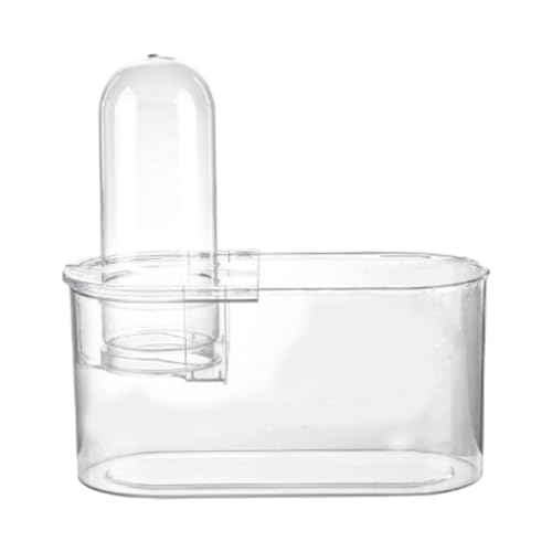 ＡＷＨＡＯ Aquarium Schildkröte Tank Tragbare Transparent Staubdicht Fisch Schüssel Kleine Desktop Aquarium für Wohnzimmer Schreibtisch Dekor Ornament, Oval Kurz von ＡＷＨＡＯ