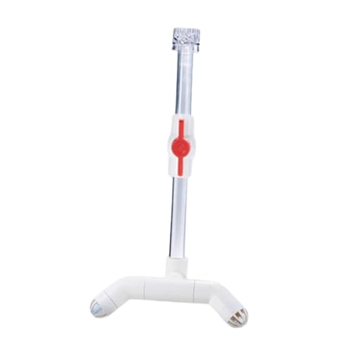 ＡＷＨＡＯ Aquarium Wasserpflanze Tank Aquarium Oberflächen Skimmer Aquarium Lily Tube Leicht zu reinigen Entfernen Öl Lily Pipe Zufluss, Doppelklaue 30cm von ＡＷＨＡＯ