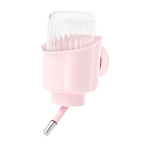 ＡＷＨＡＯ Automatischer Tränkebehälter für Kaninchen, Trinkflasche, tragbarer Wasserspender, Wasserzufuhr für andere Kleintiere, Meerschweinchen, Wachteln, ROSA, 350 ml von ＡＷＨＡＯ