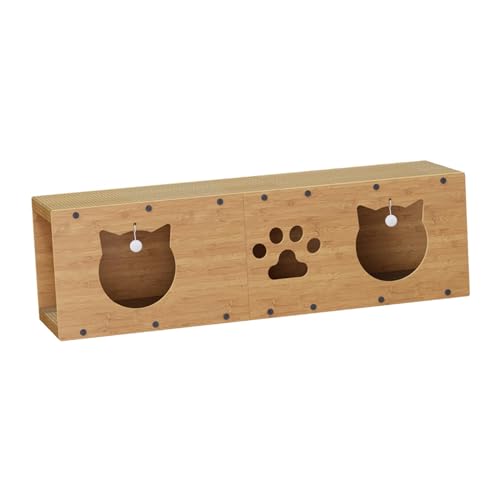 ＡＷＨＡＯ Cat Tunnel Scratcher Supplies Robuster Katzenkratzer Aus Pappe von ＡＷＨＡＯ