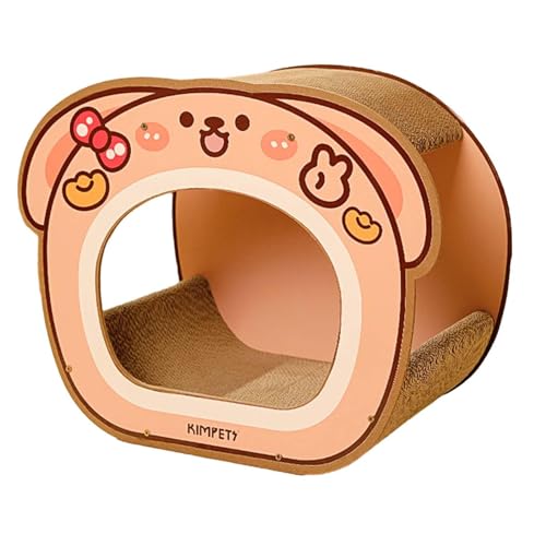 ＡＷＨＡＯ Cats Cube Shelter Corrugate Scratchers Box Cats Scratching Cardboard Cat Scratcher Bed, Kaninchen B von ＡＷＨＡＯ