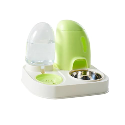 ＡＷＨＡＯ Futter- und Wasserspender-Set für Katzen, Futter- und Wasserspender-Set mit Schwerkraft für Hunde und Katzen, Futter- und Wasserspender mit von ＡＷＨＡＯ