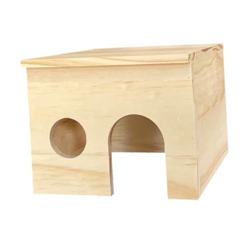 ＡＷＨＡＯ Hamster hölzerne Schutz Habitat Hideaway Hide Supplies Hamster Versteckkammer für Lemmings Ratten Maus kleine Tiere von ＡＷＨＡＯ