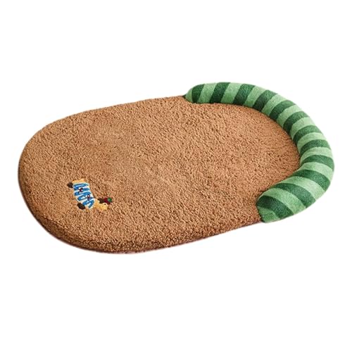 ＡＷＨＡＯ Haustier Katzenbett Haustier Kissen Katzenunterlage Waschbar mit Kissen Welpenmatte für Hunde Welpen Katzen Reise, Coffee L von ＡＷＨＡＯ