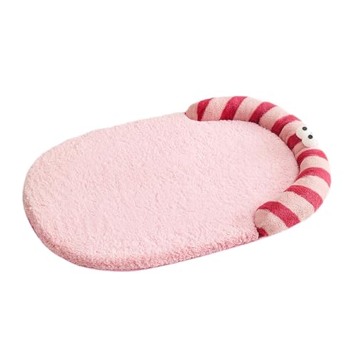 ＡＷＨＡＯ Haustier Katzenbett Haustier Kissen Katzenunterlage Waschbar mit Kissen Welpenmatte für Hunde Welpen Katzen Reise, Pink M von ＡＷＨＡＯ