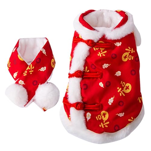 ＡＷＨＡＯ Hund Tang Anzug Winter Warm Haustier Mantel Hund Wintermantel Winter Welpen Kleidung für Motto Party, XL von ＡＷＨＡＯ