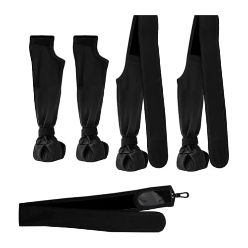 ＡＷＨＡＯ Hunde Hosenträgerstiefel, Hundestiefel, Leggings, Süßes Haustierzubehör, Wasserdicht, Waschbar, Hundepfoten Abdeckung, rutschfeste Hundeschuhe für Den, L von ＡＷＨＡＯ