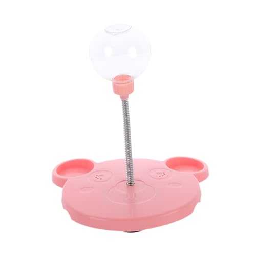 ＡＷＨＡＯ Hundekatze Slow Feeder Toy Treat Spender Kätzchenspielzeug Fütterung Spielzeug für Outdoor Kätzchen, Tragen, Rosa von ＡＷＨＡＯ