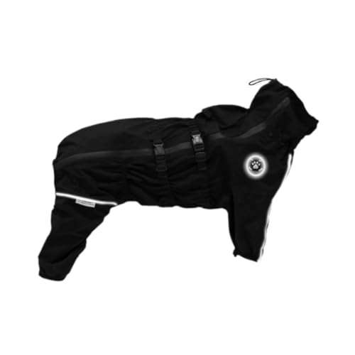 ＡＷＨＡＯ Hundemantel, Haustierkleidung, Welpenkostüm, Jacke für Kleine Und Mittelgroße Hunde, Schwarz, XL von ＡＷＨＡＯ