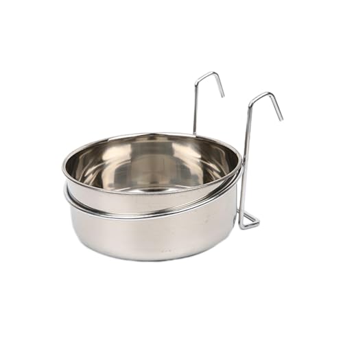 ＡＷＨＡＯ Hundenapf Futter- und Wassernapf Hundefutterspender Futterhalter Futterbecken für kleine und mittelgroße Hunde Hasenfutterspender, Durchmesser 18CM von ＡＷＨＡＯ