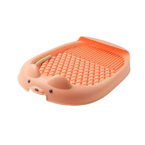 ＡＷＨＡＯ Hundetrainingstoilette, Katzentoilette, Töpfchen, PIPI-Pad-Halter für kleine und mittelgroße Hunde und andere Tiere, Orange von ＡＷＨＡＯ