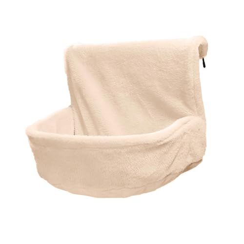 ＡＷＨＡＯ Katzenbett für Heizkörper, Katzenhängematte, Taschenbett, warm, geräumig, gemütlich, für den Innenbereich, Katzenbett, Liege für Heizkörper, für, Beige von ＡＷＨＡＯ