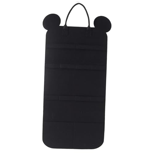 ＡＷＨＡＯ Katzenspielzeug Aufbewahrungstasche, Wandtasche, Faltbar, für Den Haushalt, Ordentlich Und Ordentlich, Katzenspielzeug Organizer, Platzsparend, 94 X 4, Schwarz von ＡＷＨＡＯ