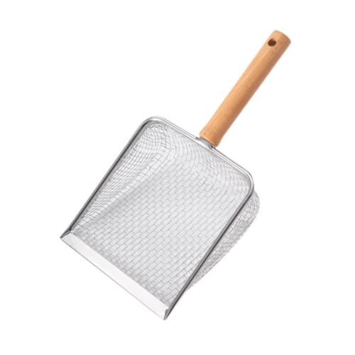 ＡＷＨＡＯ Katzenstreu Schaufel Reptiliensand Pan Pan Pan Scooper mit Holzgriff für Kätzchen, Maschenabstand 10 von ＡＷＨＡＯ