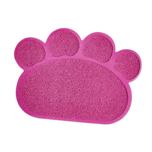 ＡＷＨＡＯ Katzenstreumatte, Futtertischset, Hundefuttermatte, Futternapfmatte für Kätzchen, kleine Tiere, Kätzchen, Rose von ＡＷＨＡＯ