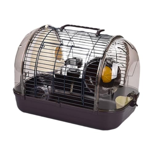 ＡＷＨＡＯ Kleine Tier tragen Käfig Pet Carrier Chinchilla Haus Hamster Käfig für Sugar Glider, Kaffee von ＡＷＨＡＯ