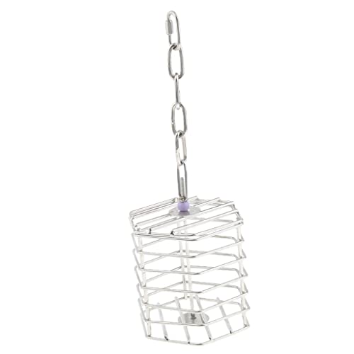 ＡＷＨＡＯ Papagei Vogel Edelstahl Käfig Feeder Hang Futtering Toy Pet Treat, Sechseck von ＡＷＨＡＯ