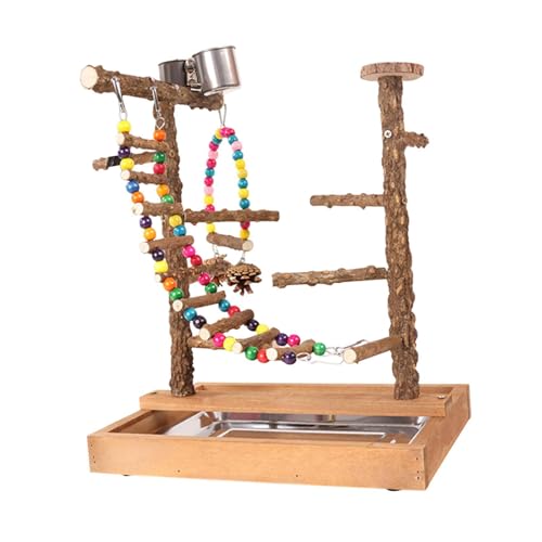 ＡＷＨＡＯ Parrot Playground Climbers Leitern Vogelspiel Spiel Fitnessstudio für Wellenloser Cockatiel Finch von ＡＷＨＡＯ