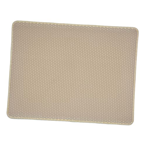 ＡＷＨＡＯ Robuste Katzentoilette mit wasserdichter Basis und Rutschfester Oberfläche - Einfach zu reinigen, beige 40x50cm von ＡＷＨＡＯ