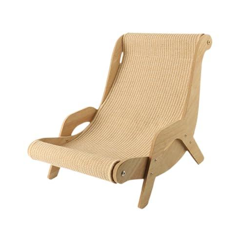 ＡＷＨＡＯ Sisal-Katzenstuhl, Katzenhängematte, Bett, Haustiermöbel für Hauskatzen, stabil, Katzen-Strandstuhl, gemütlich für Hauskatzen, Hunde, Haustiere, XL von ＡＷＨＡＯ