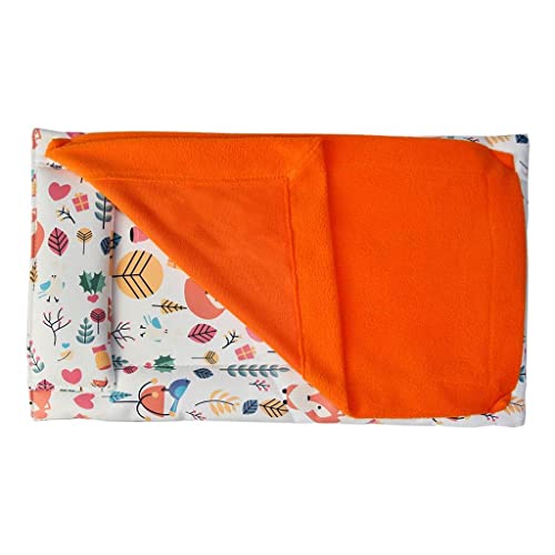 ＡＷＨＡＯ Warmer Reptilien Schlafsack, n Bettmatte, Gecko Chamäleon Zubehör, Orange von ＡＷＨＡＯ