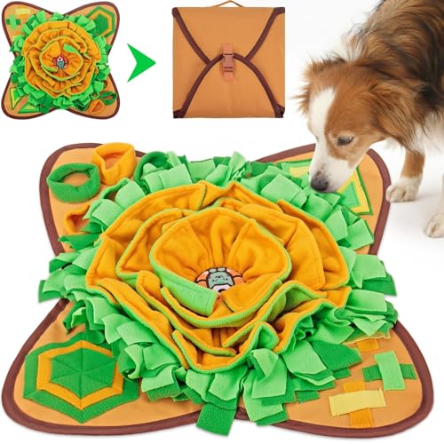 AWOOF Schnüffelmatte für Hunde, Schnüffelmatte Interaktives Hunde-Puzzle-Spielzeug, Anreicherung Schnüffelmatten Fütterungsspiele Fördert Natürliche Futtersuche Geistige Stimulation für Hunde von AWOOF