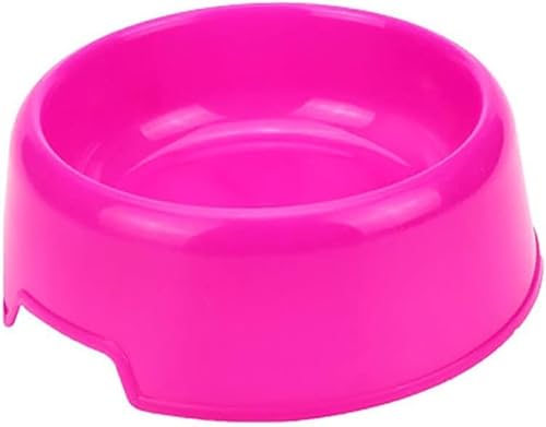 Fröhliche Futternapf/Essschale/Hundeschüssel | Katzenfutter | Hunde & Katzen | Für Haustiere - 21 CM (Rosa) von AWR