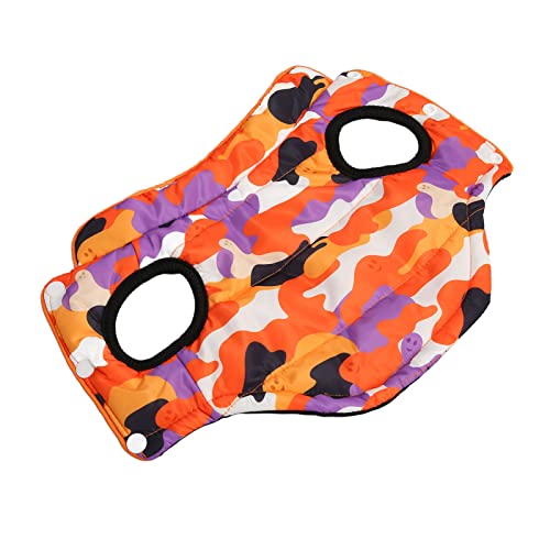 AXOC Bedruckter Hundewintermantel, Polyester-Haustier-Hundemantel für Katzen für Halloween XS von buhb