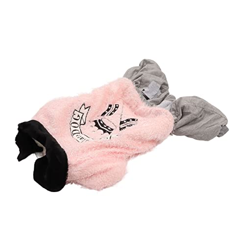 AXOC Hundekleidung für kaltes Wetter, Winterkleidung für Hunde, runder Hals, Haarschutz, dick, vierbeinig, für mittelgroße Hunde (4XL) von AXOC