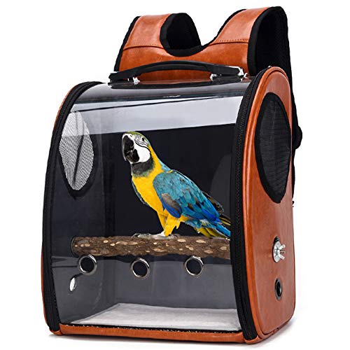 AXZDTH Vogel Transporttasche Papagei Rucksack Pet Blase Atmungsaktiv Rucksack für Kleine Pet Papageifür Outdoor Wandern Radfahren Tägliche Verwendung von AXZDTH