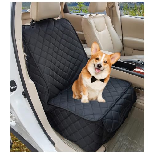 Auto-Vordersitzbezug für Hunde, für Infiniti ESQ EX FX JX M25 Q50 Q60 Q70L QX30 QX50 QX56 QX60 QX70 QX80 QX56 Sitzbezug des Autos für Haustier,A/Black von AYBEN