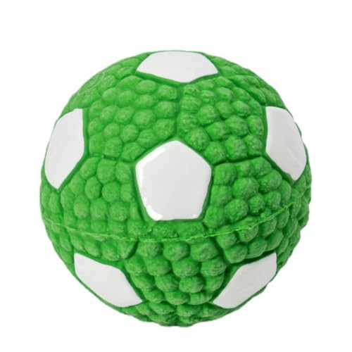 AYEXO Haustier-Spielzeugball, Hundetrainingsball, kann klingen, Fußballform, interaktive Langeweile, erhöht das Gefühl, Hundespielzeug (grün) von AYEXO