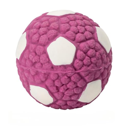 AYEXO Haustier-Spielzeugball, Hundetrainingsball, kann klingen, Fußballform, interaktive Langeweile, erhöht das Gefühl, Hundespielzeug (lila) von AYEXO