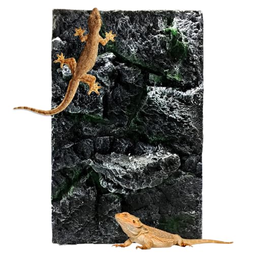 AYLIORUY 70,1 x 30 cm blauer Fels-Terrarium-Hintergrund, Reptilien-Tank-Hintergründe, Schlangenlebensraum, Dekoration, 3D-Wandhintergrund, Aquarium-Dekor-Hintergründe für Eidechsen, Bartagamen, von AYLIORUY