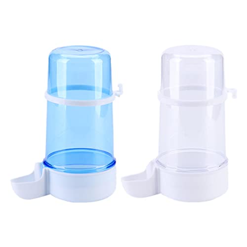 2Pcs Dispenser Feeder Waterer Nymphensittich Käfig Zubehör Automatische Fütterung Wellensittiche von AYPOHU