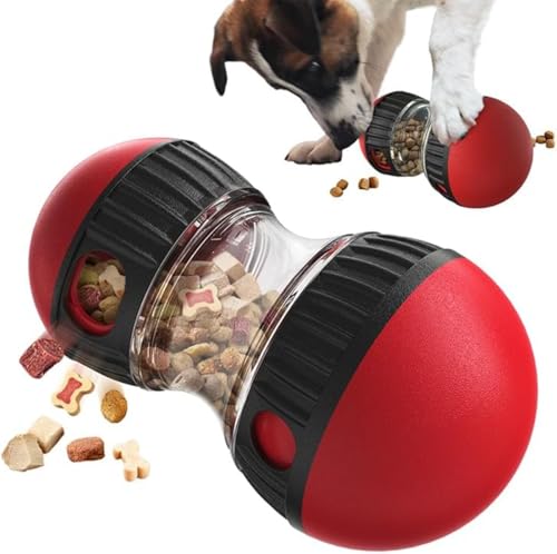 AYYQ Hundespielzeug Intelligenz,Slow Feeder für Hunde zur Verbesserung der Verdauung,Interaktives Hundespielzeug,Interaktives für Kleine, mittlere und große Hunde-Puzzle-Futterspender (Rot) von AYYQ