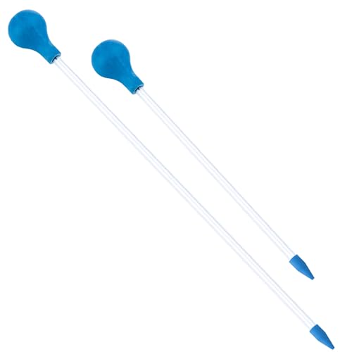 1Pair Coral Feeder 22,4x1,2 Zoll Langes Pipette Gummi -Korallen -Feeder Langes Spritzen einfach zu bedienende und reinigende Fisch -Fütterungsrohr für Marine Fish Reef Aquatic Plant Long Pipette von AZIDWERYQ