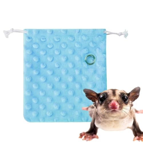 AZOOB Sugar Glider Tragetasche | Bonding Carry Pouch Schlafsack Tragetasche für Kleintiere | Atmungsaktiver und bequemer Nestbett-Schlafsack, geeignet für Eichhörnchen von AZOOB