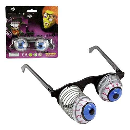 Aaoehiewp Halloween Party Prankster Brillen Hilarious Haustierfreundliche Brillen Springende Eyeball Spielzeug Für Hunde und Katzen Kunststoff Neuheit Eyewear Für Spaß von Aaoehiewp