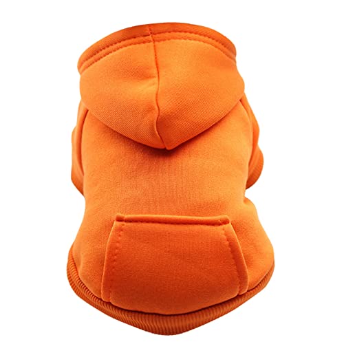 Aaoehiewp Hunde Kleidung Warmes Winter Fleece Mit Pocket Boy Welpen Hoodie Mädchen Fall Mittlerer Hund Für Kleine Pullover Haustier Kleidung von Aaoehiewp