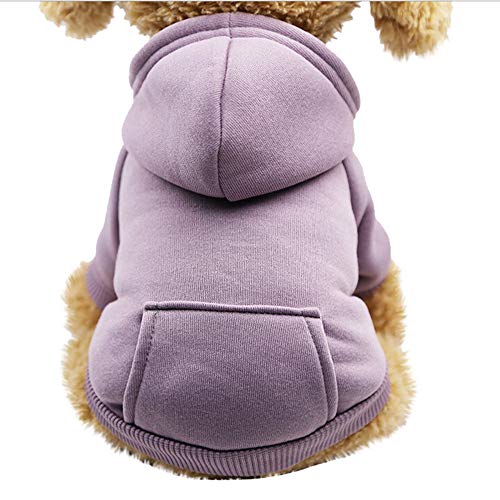 Aaoehiewp Polyester Kapuze Haustier Kleidung Kleidung Mit Tasche Hund Sweatshirts Haustier Kleidung von Aaoehiewp