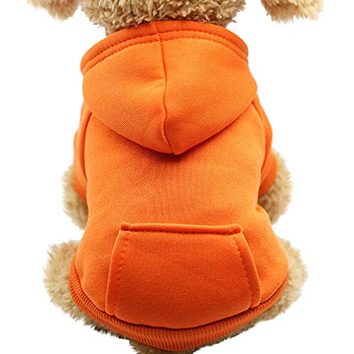 Aaoehiewp Polyester Kapuze Haustier Kleidung Kleidung Mit Tasche Hund Sweatshirts Haustier Kleidung von Aaoehiewp